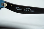 Oscar De La Renta Ladies Sunglasses Oval Blue and Grey