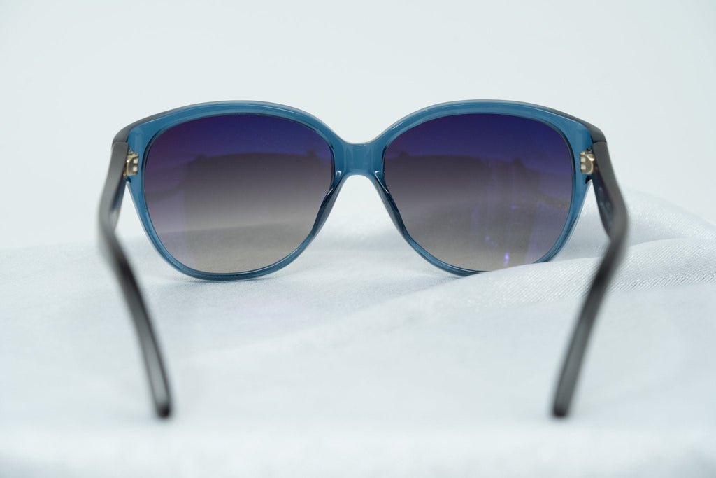Oscar De La Renta Ladies Sunglasses Oval Blue and Grey