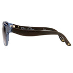 Oscar De La Renta Ladies Sunglasses Oval Blue and Grey
