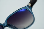 Oscar De La Renta Ladies Sunglasses Oval Blue and Grey