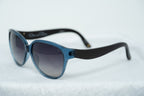 Oscar De La Renta Ladies Sunglasses Oval Blue and Grey