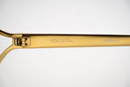 Oscar De La Renta Sunglasses Oval Frame Gold and Green