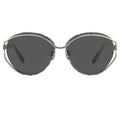 Oscar De La Renta Sunglasses Oval Black White and Grey
