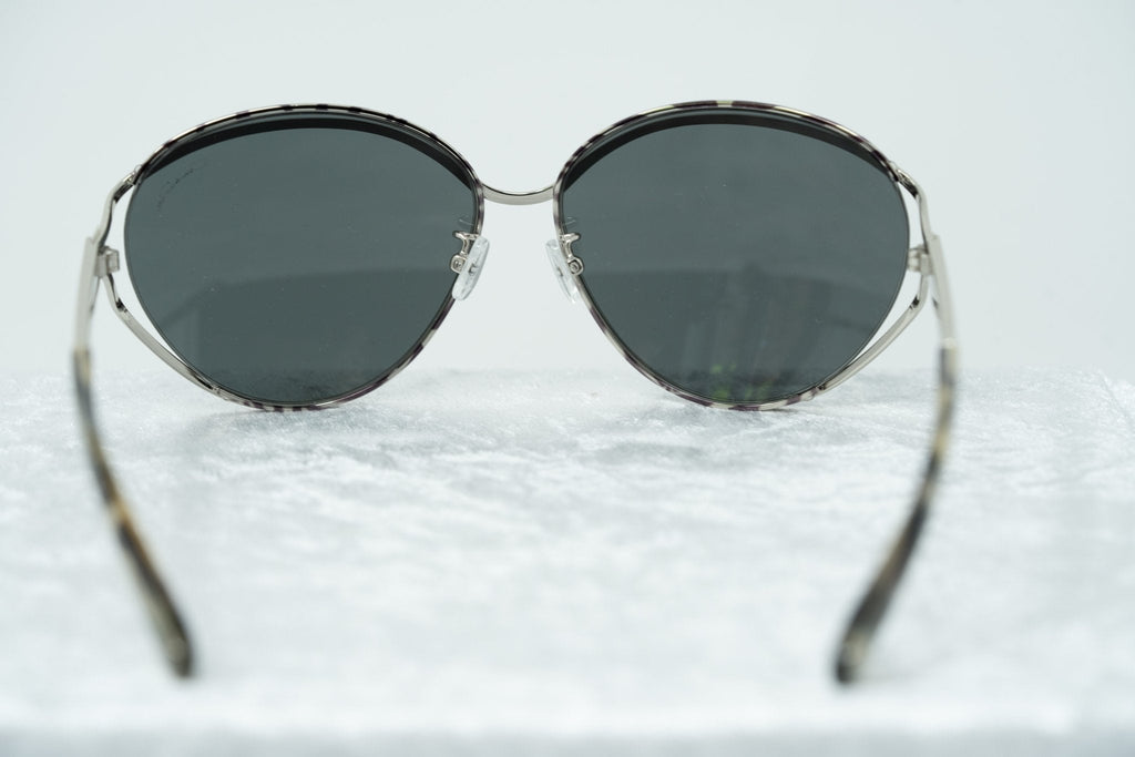 Oscar De La Renta Sunglasses Oval Black White and Grey
