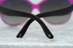 Oscar De La Renta Sunglasses Oval Pink and Dark Grey