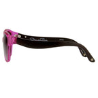 Oscar De La Renta Sunglasses Oval Pink and Dark Grey