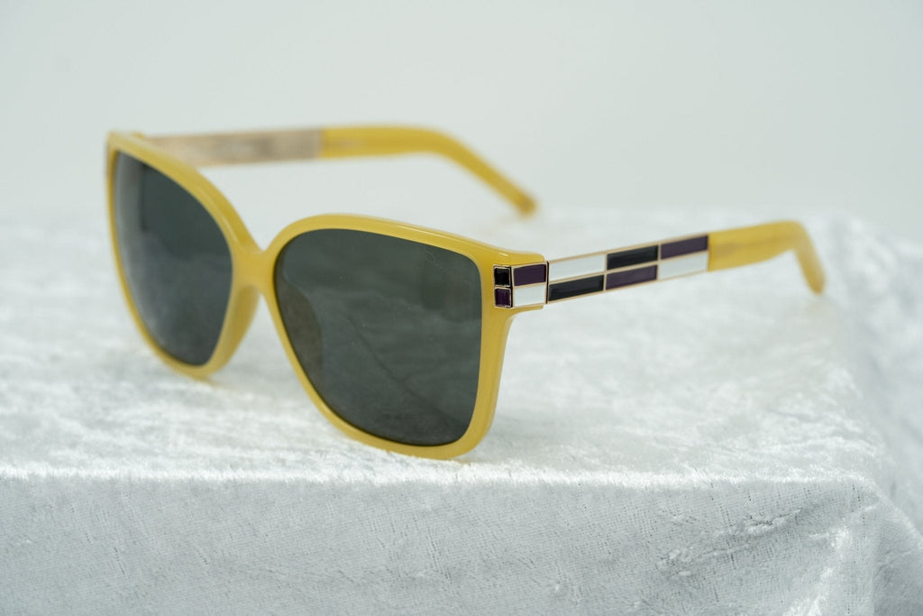 Oscar De La Renta Sunglasses Oversized Gold