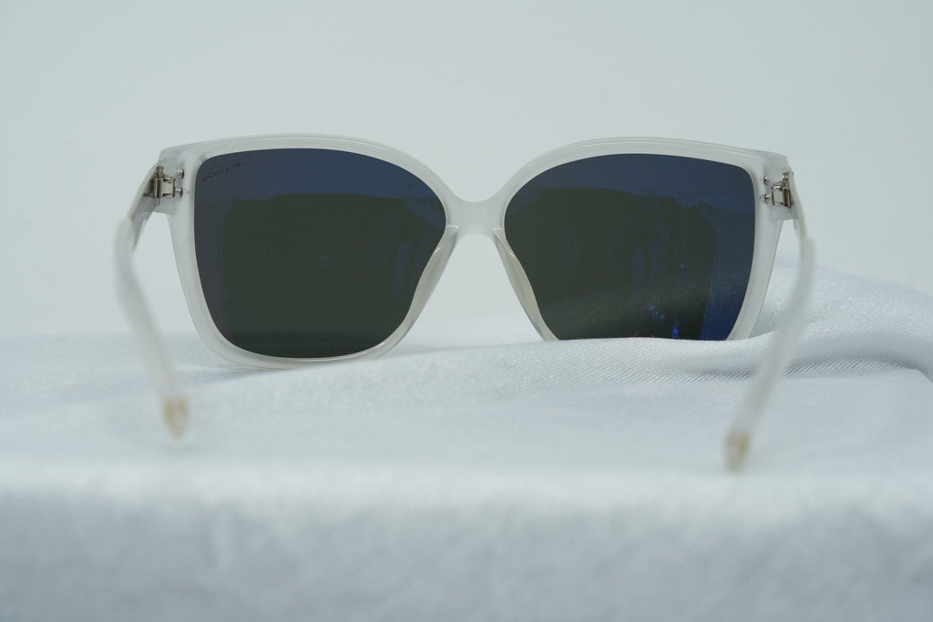 Oscar De La Renta Sunglasses Oversized Clear and Green