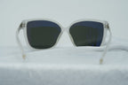 Oscar De La Renta Sunglasses Oversized Clear and Green