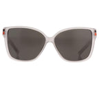 Oscar De La Renta Sunglasses Oversized Clear and Green