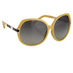 Oscar De La Renta Sunglasses Oversized Beige and Grey
