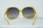 Oscar De La Renta Sunglasses Oversized Beige and Grey