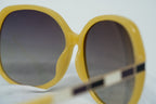 Oscar De La Renta Sunglasses Oversized Beige and Grey