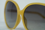 Oscar De La Renta Sunglasses Oversized Beige and Grey