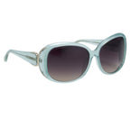 Oscar De La Renta Sunglasses Oversized Mint and Grey