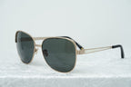 Oscar De La Renta Sunglasses Oversized Rose Gold and Green