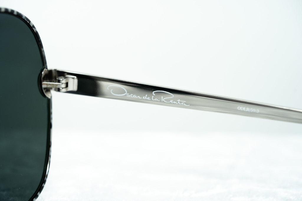 Oscar De La Renta Sunglasses Oversized Tortoise and Dark Grey