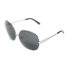 Oscar De La Renta Sunglasses Oversized Tortoise and Dark Grey