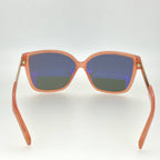 Oscar De La Renta Sunglasses Oversized Orange and Green