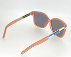 Oscar De La Renta Sunglasses Oversized Orange and Green