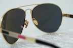 Oscar De La Renta Sunglasses Rose Gold and Green