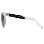 Oscar De La Renta Women Sunglasses Oversized Ivory and Grey
