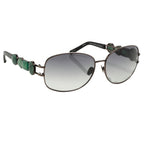Oscar De La Renta Sunglasses Oval Bronze and Green