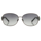 Oscar De La Renta Sunglasses Oval Bronze and Green