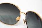Oscar De La Renta Sunglasses Oval Rose Gold and Grey