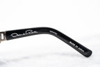 Oscar De La Renta Sunglasses Oval Gun Metal and Grey