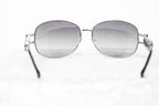 Oscar De La Renta Sunglasses Oval Silver and Grey