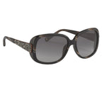 Oscar De La Renta Sunglasses Oversized Horn and Grey