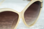 Oscar De La Renta Sunglasses Oversized Nude and Brown