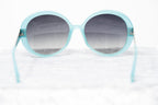 Oscar De La Renta Sunglasses Oversized Aqua and Grey