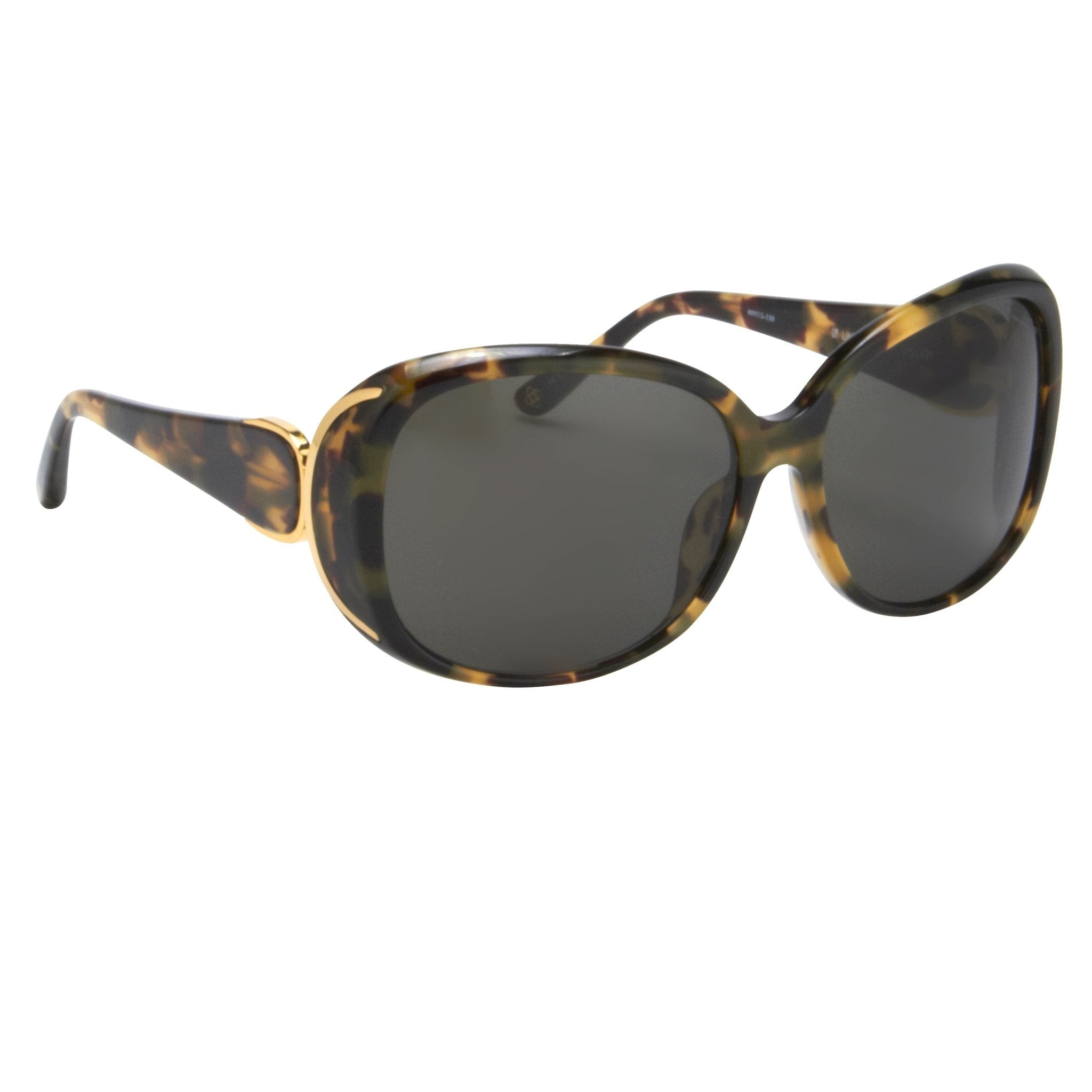Oscar De La Renta Sunglasses Oversized Tortoise Shell and Grey