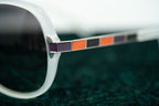Oscar De La Renta Sunglasses Oversized Ivory and Grey