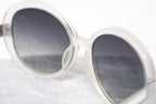 Oscar De La Renta Sunglasses Round Ivory and Grey