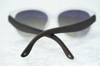 Oscar De La Renta Sunglasses Oval Ivory and Grey Lenses