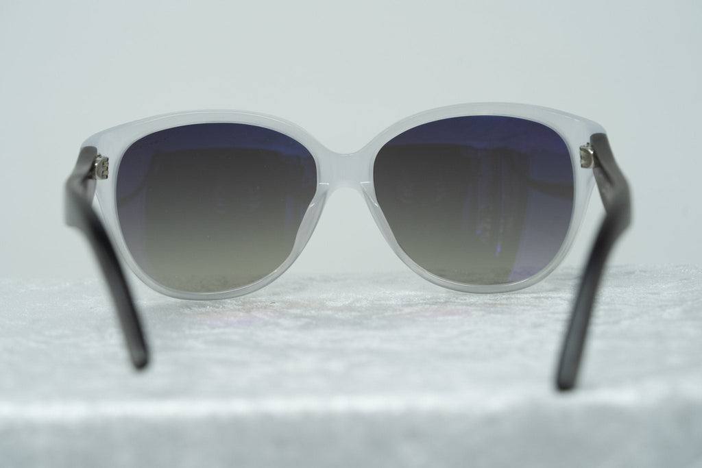 Oscar De La Renta Sunglasses Oval Ivory and Grey Lenses