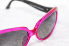Oscar De La Renta Sunglasses Oval Pink and Grey