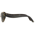 Oscar De La Renta Sunglasses Oval Tortoise and Dark Grey