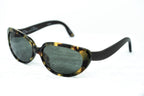 Oscar De La Renta Sunglasses Oval Tortoise and Dark Grey