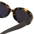 Oscar De La Renta Sunglasses Oval Tortoise and Dark Grey