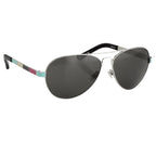 Oscar De La Renta Sunglasses Silver and Grey