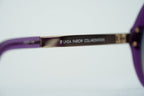 Oscar De La Renta Sunglasses Oversized Purple and Grey