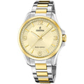 Festina Cream Solar Energy Men's Two-Tone Watch