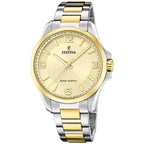 Festina Cream Solar Energy Men's Two-Tone Watch
