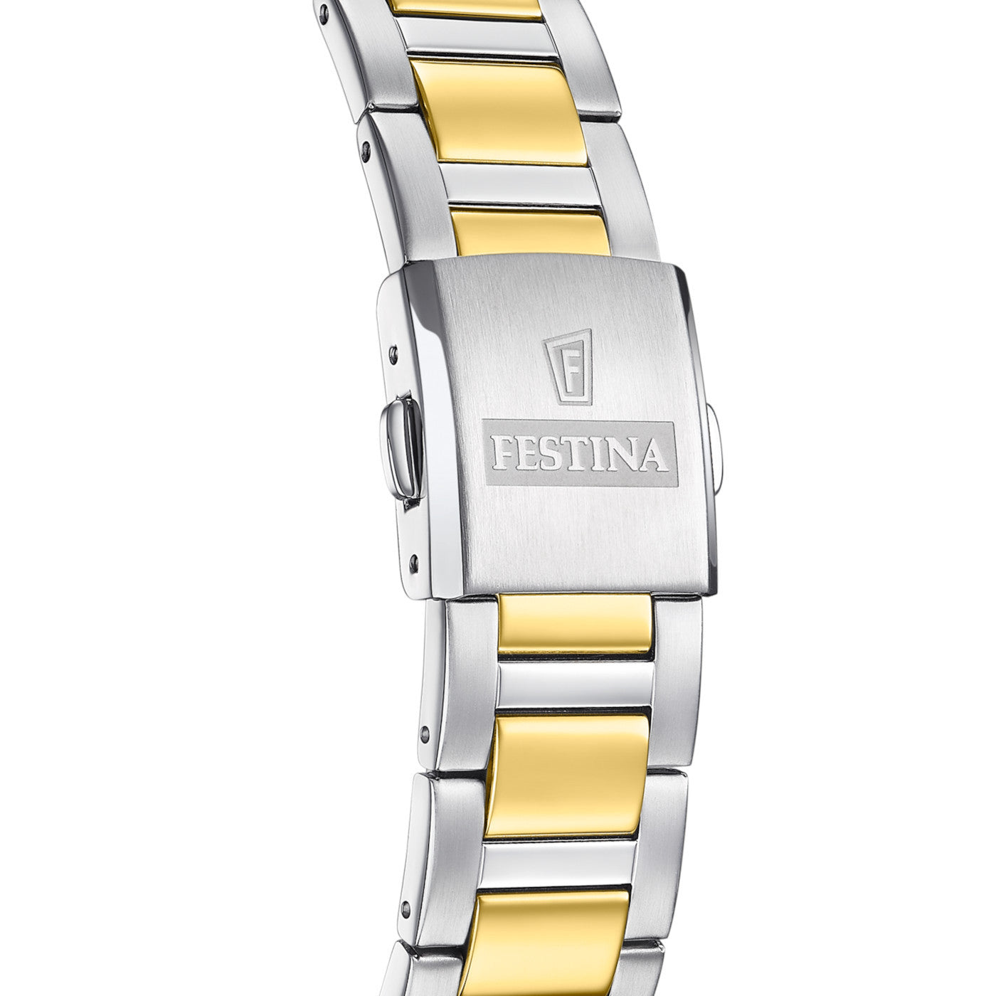Festina Cream Solar Energy Men's Two-Tone Watch