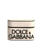 Dolce & Gabbana PVC Embossed Logo Plaque Holder Airpods Case