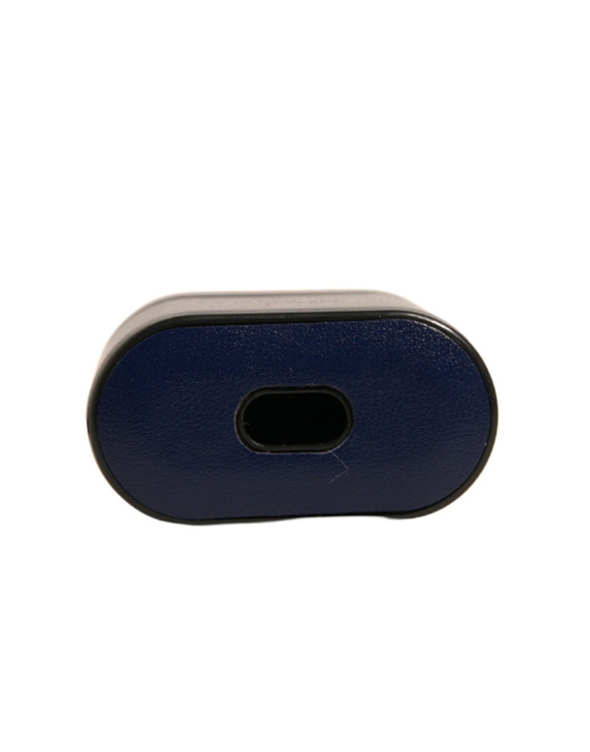 Dolce & Gabbana Leather Logo Print Flip Holder Airpods Case